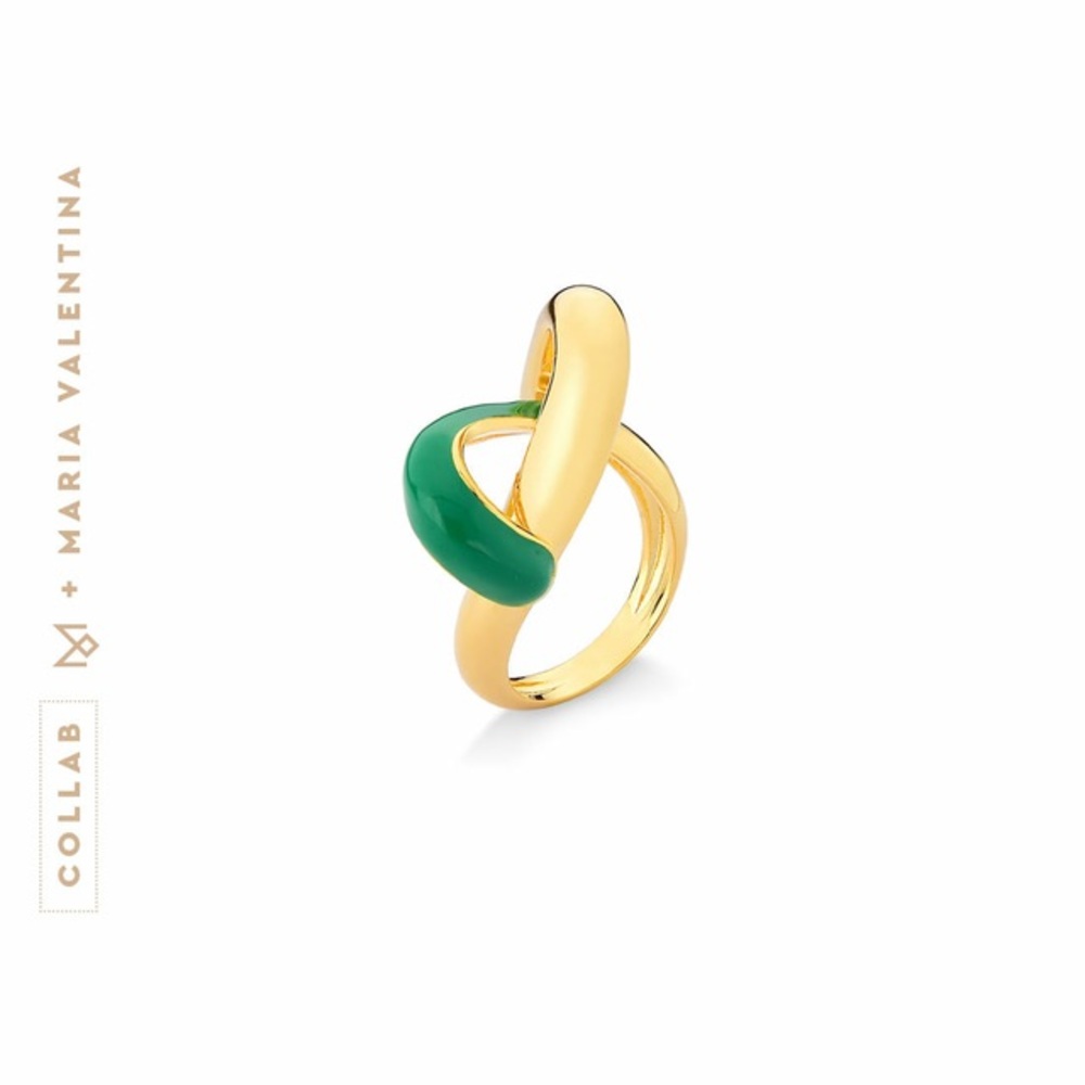 Brand new Maria dolores gold plated ring size 7